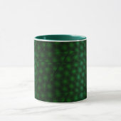 Mug Arrière - plan vert abstrait (Centre)
