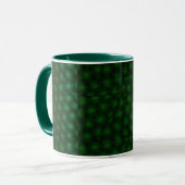 Mug Arrière - plan vert abstrait (Devant gauche)