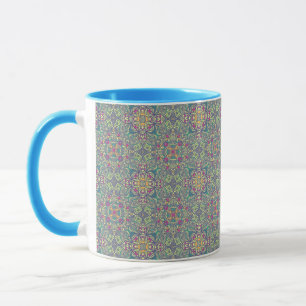 Mug Arrière - plan vintage abstrait