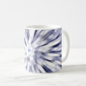 Mug arrière - plan violet abstrait. étoile à explosion (Devant droit)