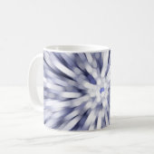 Mug arrière - plan violet abstrait. étoile à explosion (Devant gauche)