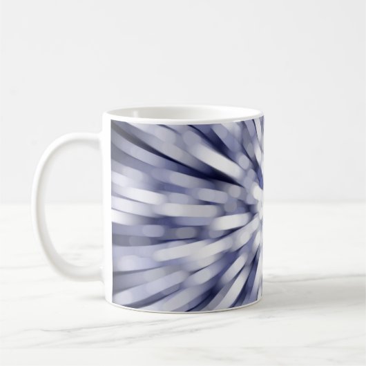 Mug arrière - plan violet abstrait. étoile à explosion (Gauche)