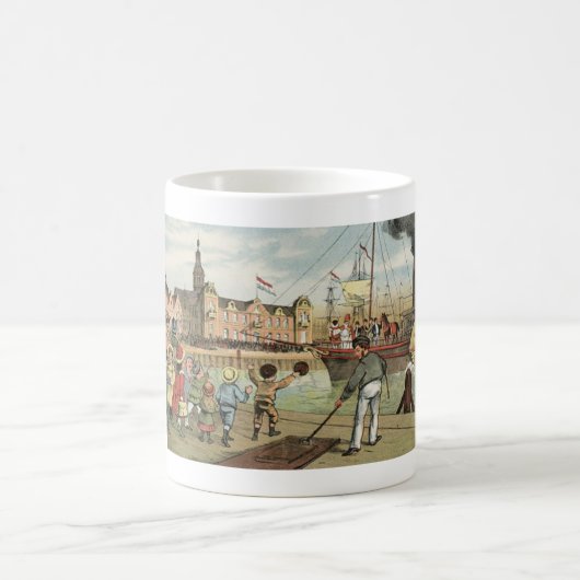 Mug Arrivée de cru néerlandais de St Nick de (Centre)