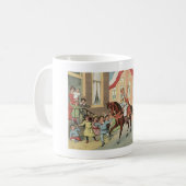 Mug Arrivée de cru néerlandais de St Nick de (Devant gauche)