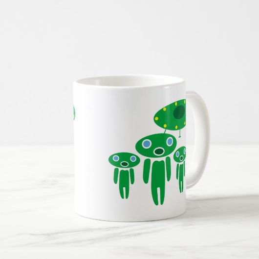 Mug arrivée des Aliens (Devant droit)