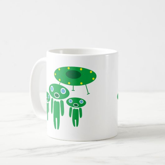 Mug arrivée des Aliens (Devant gauche)