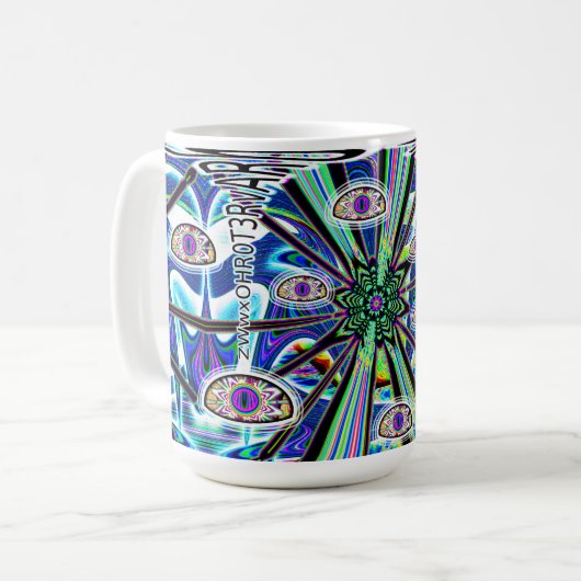 Mug Arrivée d'OVNI sur Terre (Devant gauche)