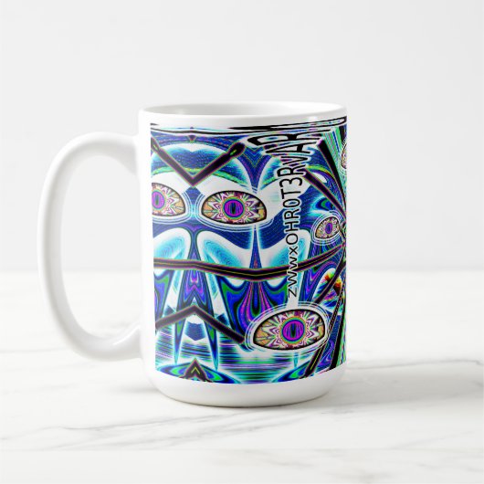 Mug Arrivée d'OVNI sur Terre (Gauche)