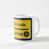 Mug Arrivées/Départs (Devant droit)