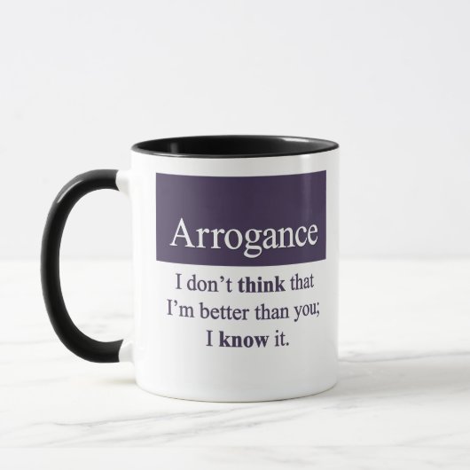 Mug Arrogance (Gauche)