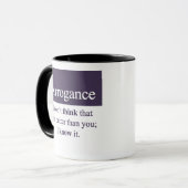 Mug Arrogance (Devant gauche)