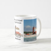 Mug Arrondi de l'île Musique légère (Devant droit)