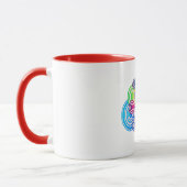 Mug Arrondissements radiants : Boue de couleur circula (Gauche)