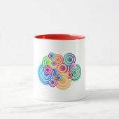 Mug Arrondissements radiants : Boue de couleur circula (Centre)