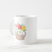Mug Arrosage de jardin avec fleurs - Bloom Hope (Devant gauche)