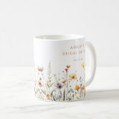 Mug Arrosage de mariage champêtre aux fleurs sauvages (Devant droit)