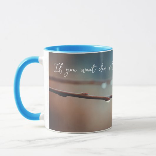 Mug Arrosage sur une branche d'arbre (Gauche)
