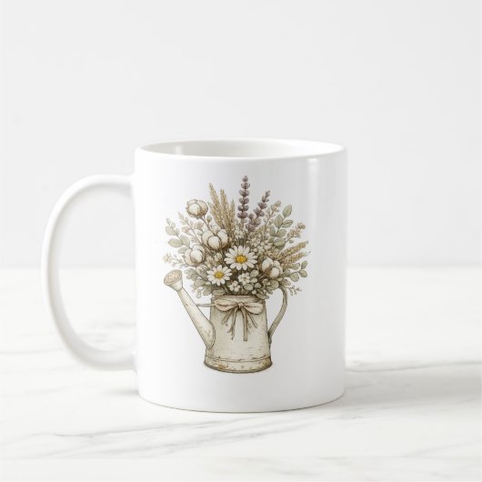 Mug Arrosoir de Ferme Rustique (Gauche)