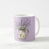 Mug Arrosoir Fleurs de Lavande (Devant droit)