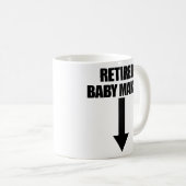 Mug Arrow, créatrice de bébé retraitée, cadeau Vasecto (Devant droit)