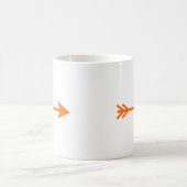 Mug Arrow Orange Broken MUSÉE Zazzle Cadeaux (Centre)