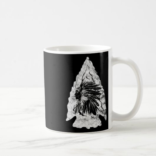 Mug Arrowhead Hunter Indian Chief Relic Hunter Native (Droite)