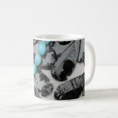 Mug Arrowhead Obsidienne et perles en verre Turquoise (Devant droit)