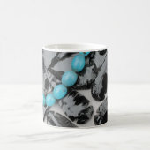 Mug Arrowhead Obsidienne et perles en verre Turquoise (Centre)
