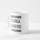 Mug Ars Longa Vita Brevis - Citation Hippocrate (Devant gauche)