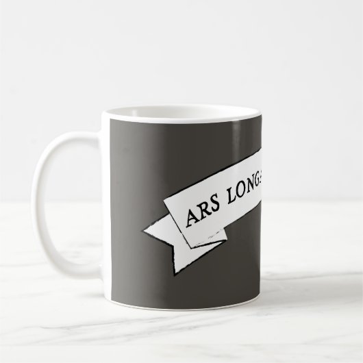 Mug ARS LONGA VITA BREVIS - L'art est long et la vie e (Gauche)