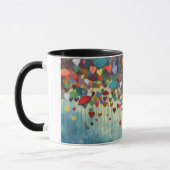 Mug art abstract hart mok (Links)