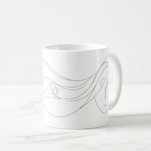 Mug Art Abstrait (Devant droit)