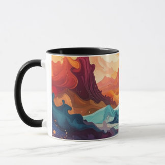 Mug Art abstrait