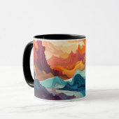 Mug Art abstrait (Devant gauche)