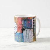 Mug Art abstrait (Devant droit)