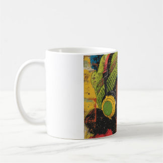 Mug art abstrait
