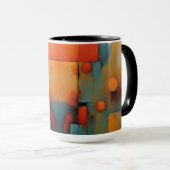 Mug art Abstrait (Devant droit)