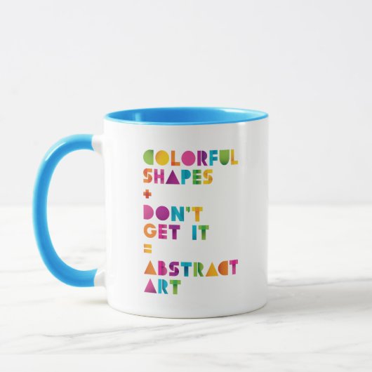 Mug Art abstrait (Gauche)