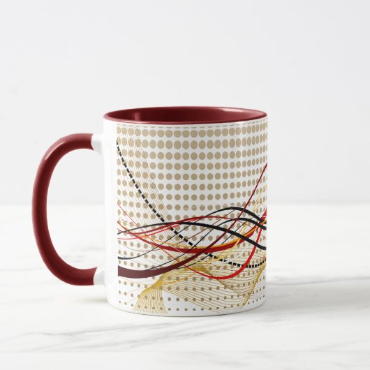 Mug Art Abstrait 33A (Gauche)