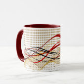 Mug Art Abstrait 33A (Devant gauche)