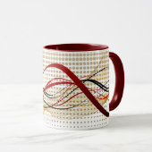Mug Art Abstrait 33A (Devant droit)