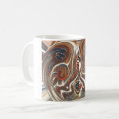 Mug Art Abstrait africain (Devant gauche)