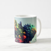 Mug art abstrait Aigle (Devant droit)