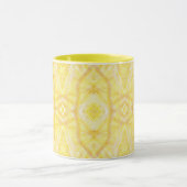 Mug Art abstrait aquarelle jaune clair de viaduc (Centre)
