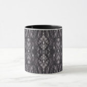 Mug Art abstrait aquarelle noir  (Centre)