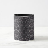 Mug Art Abstrait Aquarelle Noir Mort (Centre)