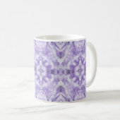 Mug Art abstrait aquarelle violet clair ombré (Devant droit)