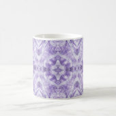 Mug Art abstrait aquarelle violet clair ombré (Centre)