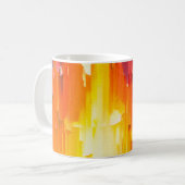 Mug Art Abstrait. arrière - plan de texture haute réso (Devant gauche)