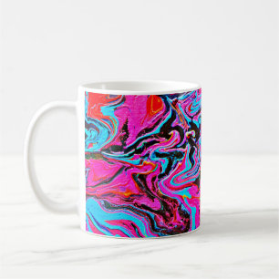 Mug  Art Abstrait, Arrière - plan, Peinture à la main,